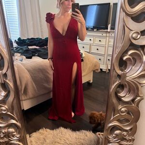 Red Ball Gown